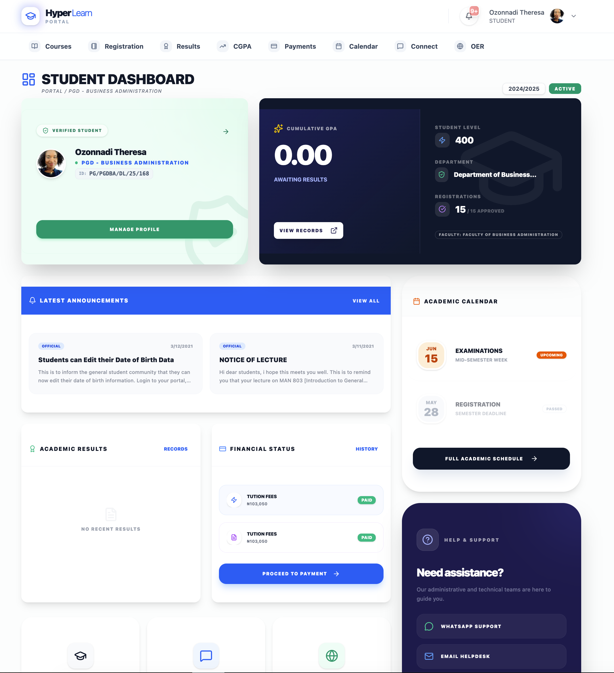 UNN iLearn Portal